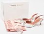Amina Muaddi Pre-owned Leather heels White Dames - Thumbnail 9