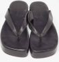 Amina Muaddi Pre-owned Leather sandals Black Dames - Thumbnail 3