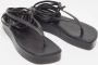 Amina Muaddi Pre-owned Leather sandals Black Dames - Thumbnail 4