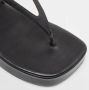 Amina Muaddi Pre-owned Leather sandals Black Dames - Thumbnail 7