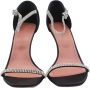 Amina Muaddi Pre-owned Leather sandals Black Dames - Thumbnail 2