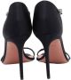 Amina Muaddi Pre-owned Leather sandals Black Dames - Thumbnail 3