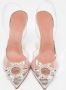 Amina Muaddi Pre-owned Plastic heels Beige Dames - Thumbnail 3