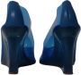 Amina Muaddi Pre-owned Plastic heels Blue Dames - Thumbnail 4