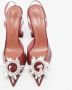 Amina Muaddi Pre-owned Plastic heels Red Dames - Thumbnail 4