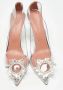 Amina Muaddi Pre-owned Plastic heels White Dames - Thumbnail 3