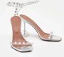 Amina Muaddi Pre-owned Plastic sandals Gray Dames - Thumbnail 5