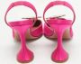 Amina Muaddi Pre-owned Satin heels Pink Dames - Thumbnail 5