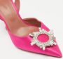 Amina Muaddi Pre-owned Satin heels Pink Dames - Thumbnail 7