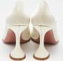 Amina Muaddi Pre-owned Satin heels White Dames - Thumbnail 5