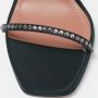 Amina Muaddi Pre-owned Satin sandals Black Dames - Thumbnail 7