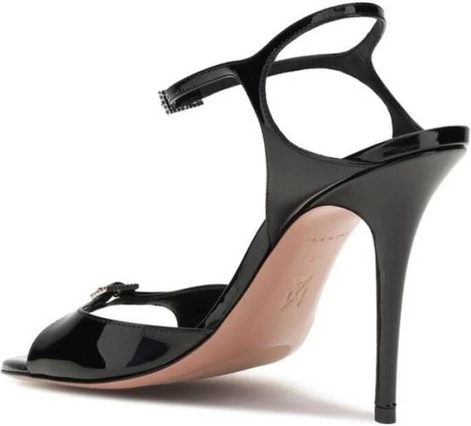 Amina Muaddi Sandaal met strass Stiletto hak