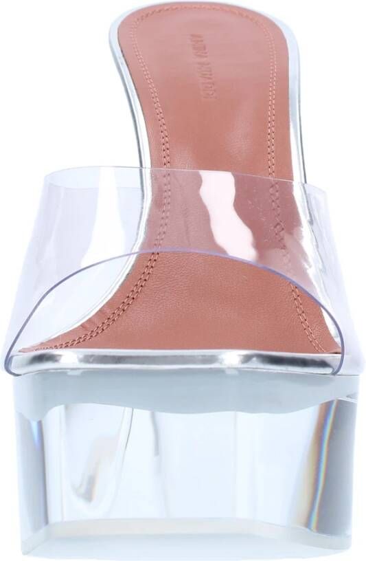 Amina Muaddi Sandalen Wit White Dames