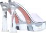 Amina Muaddi Sandalen Wit White Dames - Thumbnail 5