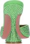 Amina Muaddi Sandalen Groen Green Dames - Thumbnail 2