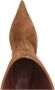 Amina Muaddi Beige Enkellaarsjes met Schuine Hak Brown Dames - Thumbnail 4