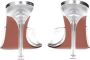 Amina Muaddi Transparante Stiletto Hak Sandalen - Thumbnail 2