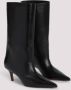 Amina Muaddi Zwarte Fiona Enkellaars Black Dames - Thumbnail 3