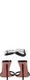 Amina Muaddi Zwarte Kristal Stiletto Hakken Sandalen - Thumbnail 4