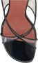 Amina Muaddi Zwarte Leren Sandalen - Thumbnail 2