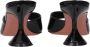 Amina Muaddi Zwarte leren slippers sandalen - Thumbnail 2