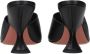 Amina Muaddi Zwarte Leren Stiletto Hakken Sandalen - Thumbnail 2
