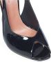 Amina Muaddi Elegante Stiletto Sandalen met Satijnen Afwerking Black Dames - Thumbnail 8