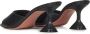 Amina Muaddi Zwarte Sandalen Elegante Zandloper Hak Black Dames - Thumbnail 3