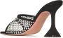 Amina Muaddi Zwarte Sandalen met Zandloper Hak - Thumbnail 2