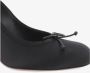 Amina Muaddi Zwarte Satijnen Ronde Neus Pumps - Thumbnail 2