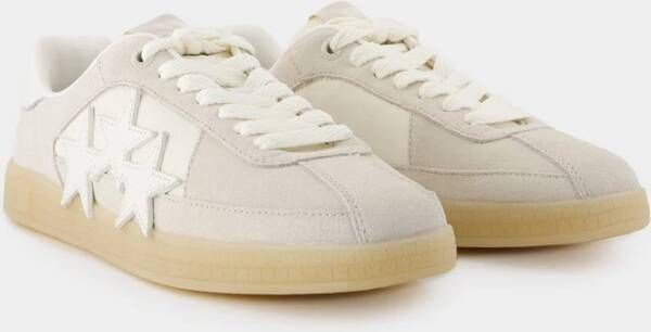 Amiri Beige Leren Sneakers Pacific Stijl Beige Heren