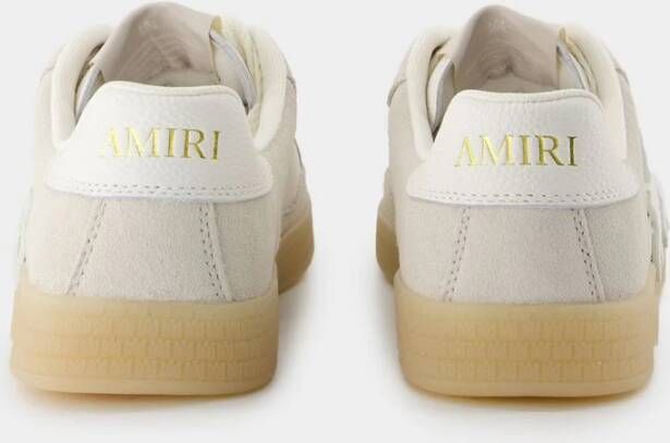 Amiri Beige Leren Sneakers Pacific Stijl Beige Heren
