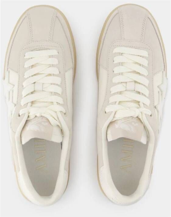 Amiri Beige Leren Sneakers Pacific Stijl Beige Heren