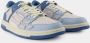 Amiri Blauwe Sneakers Twee-Tone Lage Top Multicolor Heren - Thumbnail 14