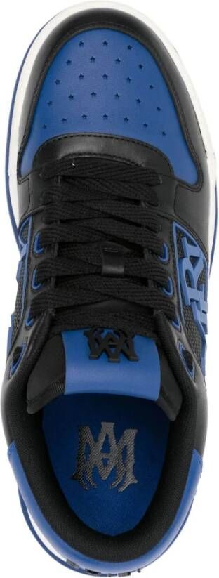 Amiri Blauwe Lage Sneakers met Rubberen Zool