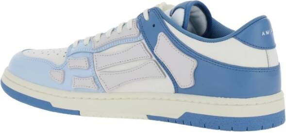 Amiri Blauwe Sneakers Twee-Tone Lage Top Multicolor Heren
