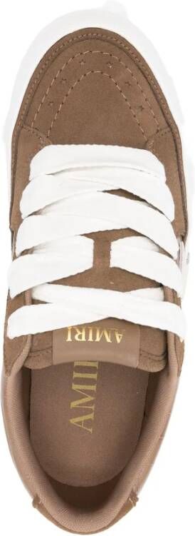 Amiri Bruine Suède Ster Sneakers