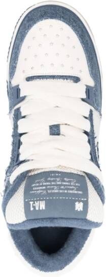 Amiri Denim Heren Sneakers met Amandel Teen