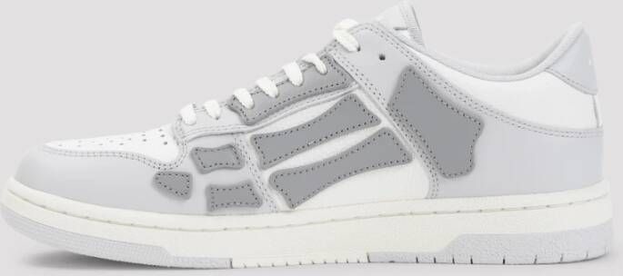 Amiri Grijze Lage Top Skelet Sneakers Gray Heren