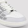 Amiri Grijze Leren Sneakers met Skeletapplicaties Gray Heren - Thumbnail 4