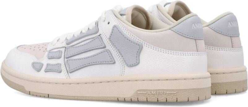 Amiri Grijze Sneakers met Skeletapplicaties
