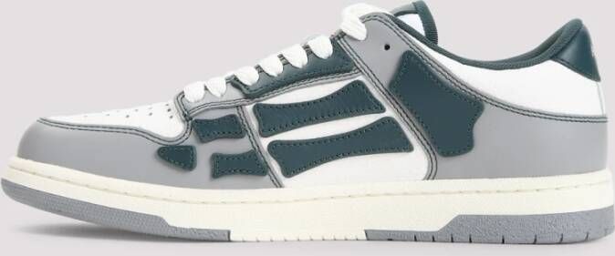 Amiri Groene Leren Sneakers Stijlvol Comfort Multicolor Heren