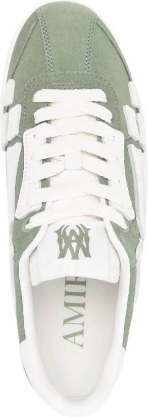 Amiri Groene Skeleton Leren Sneakers