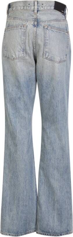 Amiri Hoge Taille Bootcut Blauwe Jeans