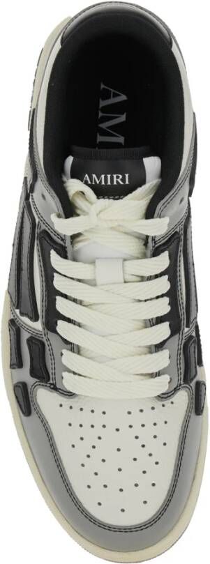 Amiri Lage Top Grijze Sneakers met Logo