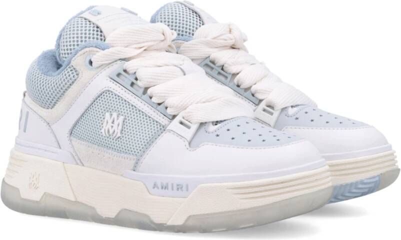 Amiri Lichtblauwe Sneakers met Sterdetail Blue Dames
