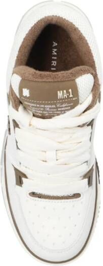 Amiri Retro Veterschoenen Dames Wit Bruin