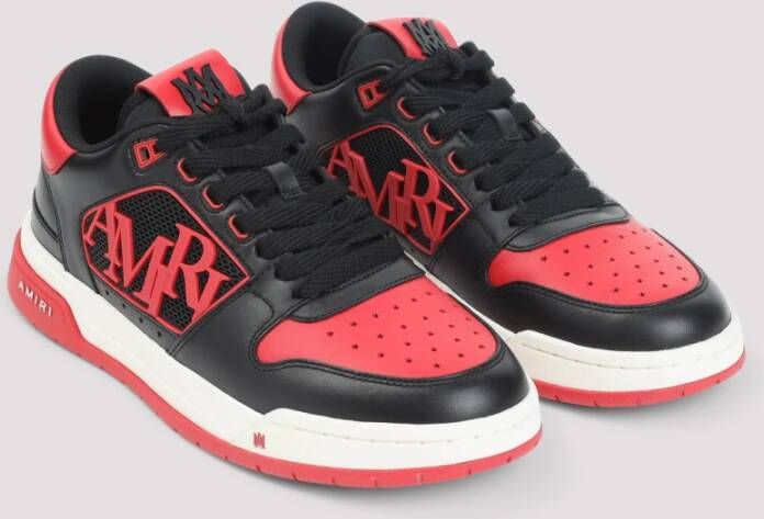 Amiri Rode Leren Sneakers voor Mannen