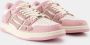 Amiri Roze Leren Lage Top Sneakers Pink Dames - Thumbnail 3