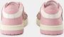 Amiri Roze Leren Lage Top Sneakers Pink Dames - Thumbnail 4